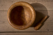 20th Century Olive wood Pestle and Mortar - TallBoy Interiors