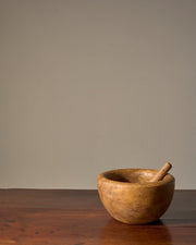 20th Century Olive wood Pestle and Mortar - TallBoy Interiors
