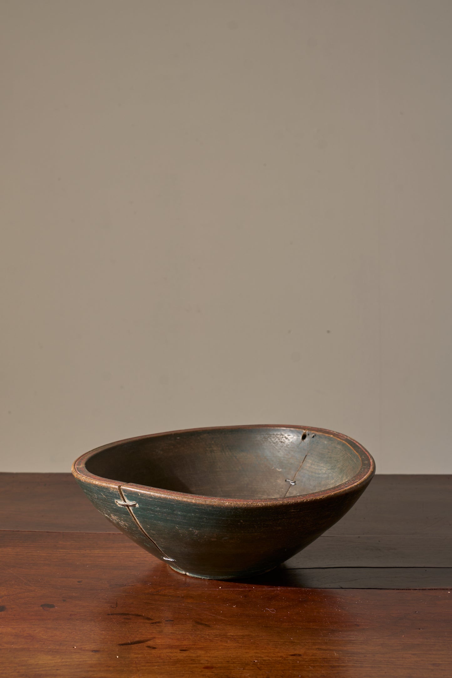 18th Century original painted Swedish bowl - No1