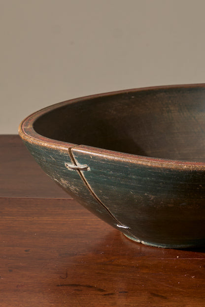 18th Century original painted Swedish bowl - No1