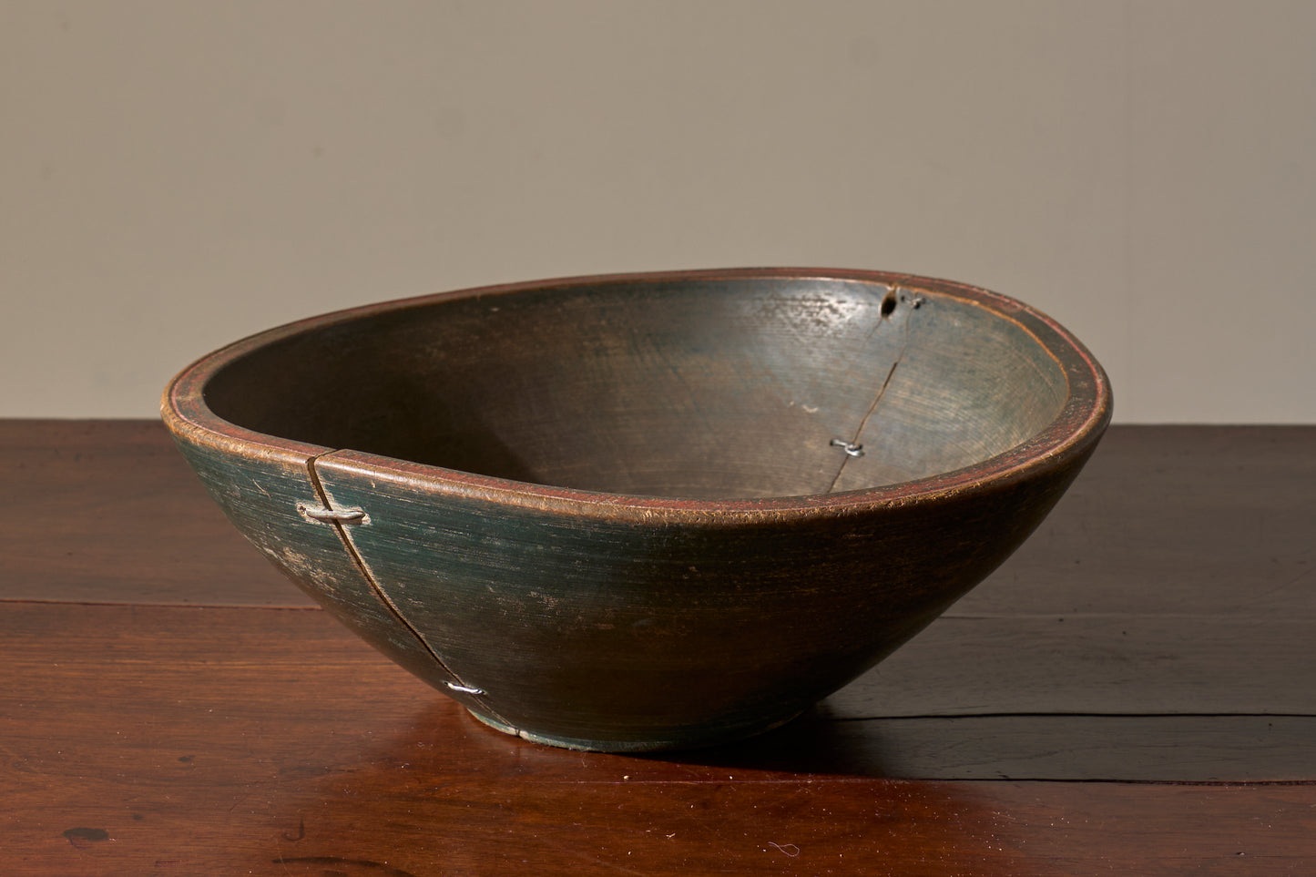 18th Century original painted Swedish bowl - No1