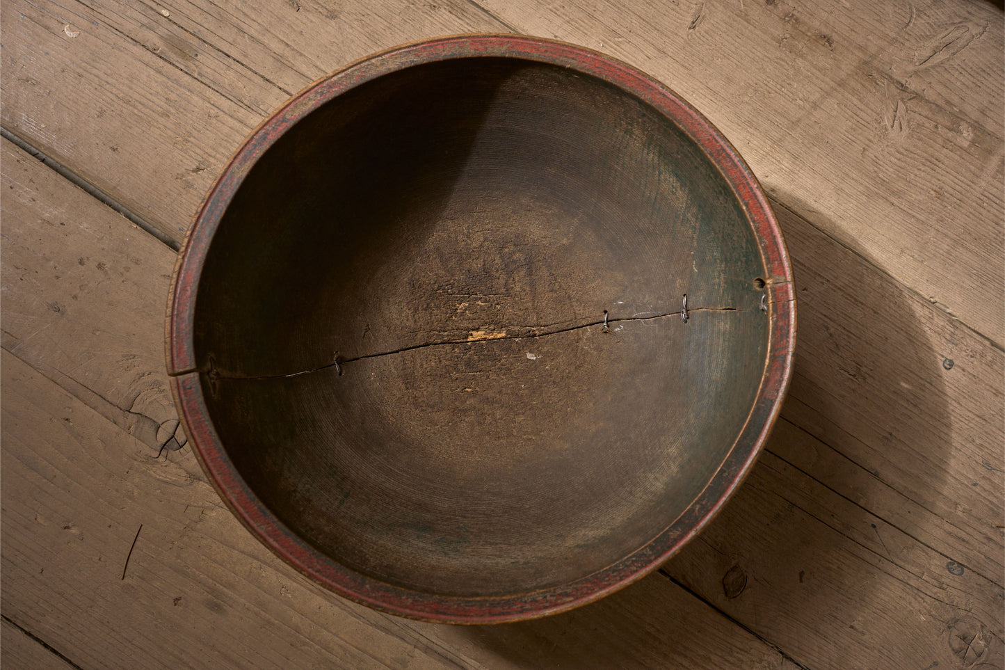 18th Century original painted Swedish bowl - No1