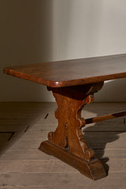 19th Century 2 planked oak refectory table - TallBoy Interiors