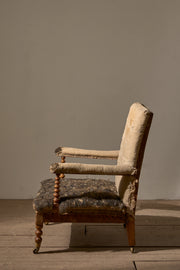 19th Century Bobbin turned open armchair - TallBoy Interiors