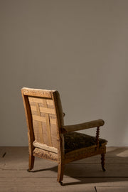 19th Century Bobbin turned open armchair - TallBoy Interiors