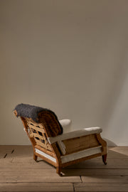 Early 20th century Very large deep seated country house armchair - TallBoy Interiors