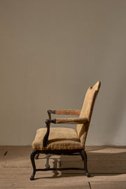 George 1st Style Irish armchair in Tapestry fabric - TallBoy Interiors