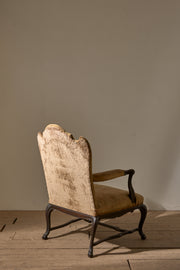 George 1st Style Irish armchair in Tapestry fabric - TallBoy Interiors
