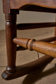 18th century Oak lambing rocking chair - TallBoy Interiors