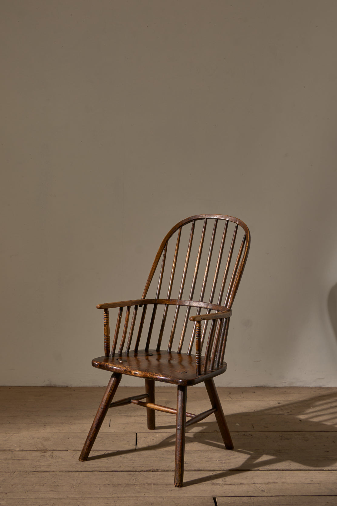 18th Century Ash and Elm hoop back windsor chair - TallBoy Interiors