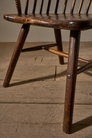 18th Century Ash and Elm hoop back windsor chair - TallBoy Interiors