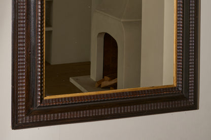 Large 19th century Ebonised Italian mirror - No1