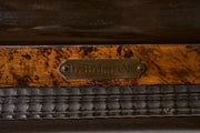 Large 19th century Italian Ebonised and faux tortoiseshell mirror - No2 - TallBoy Interiors