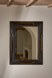Very large 19th century Italian Ebonised and faux tortoiseshell mirror - No3 - TallBoy Interiors