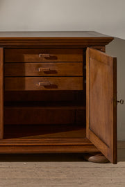 Mid 20th century Oak brutalist sideboard - TallBoy Interiors