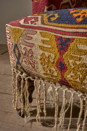 19th Century English country house in antique Kilim upholstery - TallBoy Interiors