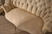 Rare pair of Napoleon III Buttoned back sofas - TallBoy Interiors
