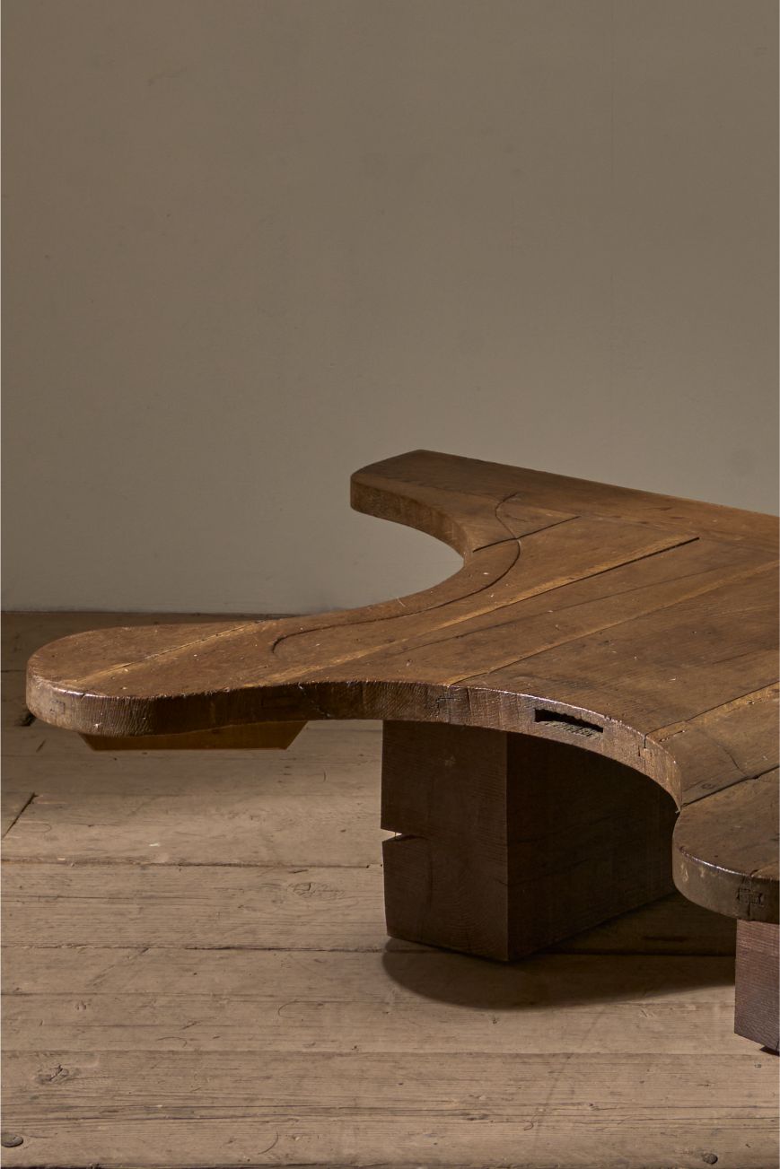 19th Century Jewellers bench coffee table
