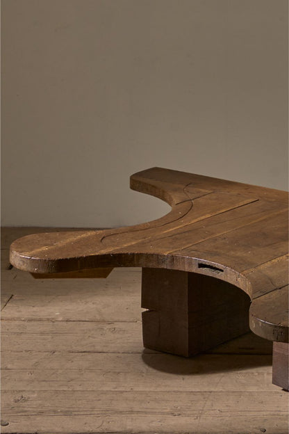 19th Century Jewellers bench coffee table