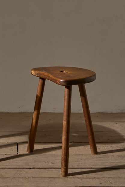 Pair of 19th Century pine vernacular stools