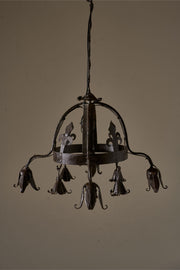 Early 20th Century estate made blacksmith hanging light - TallBoy Interiors
