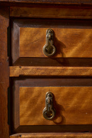 19th Century Aesthetic movement Satin wood and mahogany desk - TallBoy Interiors