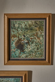 Pair of original Mixed media abstract paintings by Philip Wiseman - TallBoy Interiors
