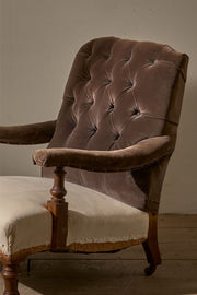 19th Century Howard and sons style open armchair - TallBoy Interiors