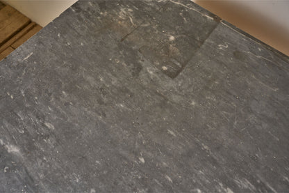 Large 19th Century walnut and Grey marble console table