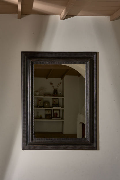 Very Large 19th century Ebonised Italian wall mirror - No7