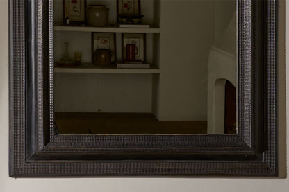 Very Large 19th century Ebonised Italian wall mirror - No7