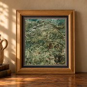 Pair of original Mixed media abstract paintings by Philip Wiseman - TallBoy Interiors