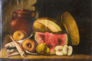 18th Century Italian still life - Fish and Melon - TallBoy Interiors