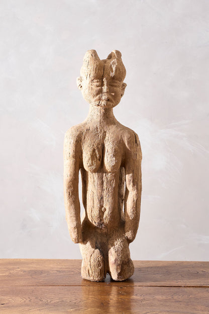 Large 20th Century carved wood African figure