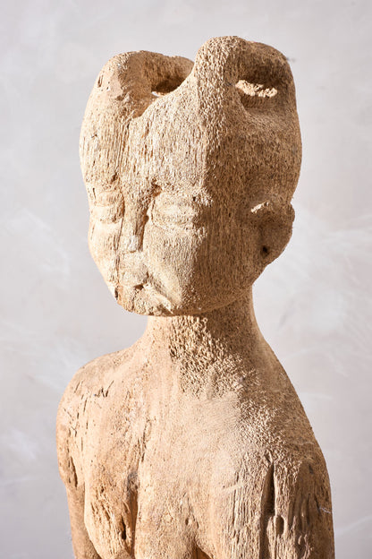 Large 20th Century carved wood African figure
