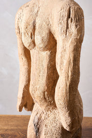 Large 20th Century carved wood African figure - TallBoy Interiors
