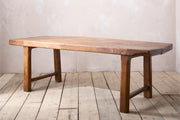 18th Century two plank elm dining table - TallBoy Interiors