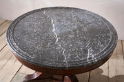 Early 19th century Mahogany and black marble Gueridon table - TallBoy Interiors