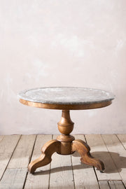 Early 19th century Walnut and Grey marble Gueridon Table - TallBoy Interiors