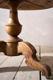 Early 19th century Walnut and Grey marble Gueridon Table - TallBoy Interiors