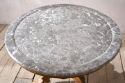Early 19th century Walnut and Grey marble Gueridon Table - TallBoy Interiors