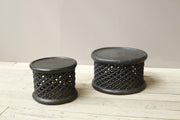 Pair of 20th century Carved African coffee tables