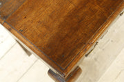 18th century Georgian lowboy with fret work boarder - TallBoy Interiors