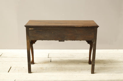 18th century Georgian lowboy with fret work boarder