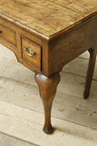 Georgian 18th century Oak lowboy with 3 drawers