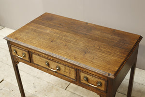18th century Georgian oak writing table