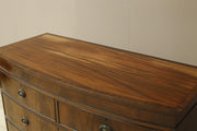 Edwardian flame mahogany chest of drawers by Marsh, Jones & Cribb - TallBoy Interiors