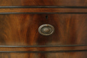 Edwardian flame mahogany chest of drawers by Marsh, Jones & Cribb - TallBoy Interiors