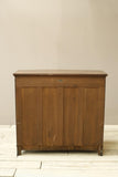 Edwardian flame mahogany chest of drawers by Marsh, Jones & Cribb
