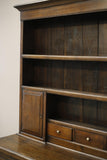 18th century English oak dresser on tall legs